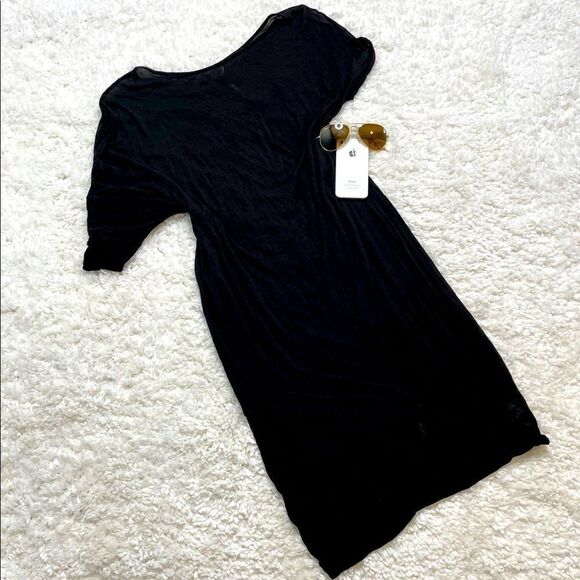 Lavinia Turra Asymmetrical Short Sleeve Dress - Picture 1 of 5